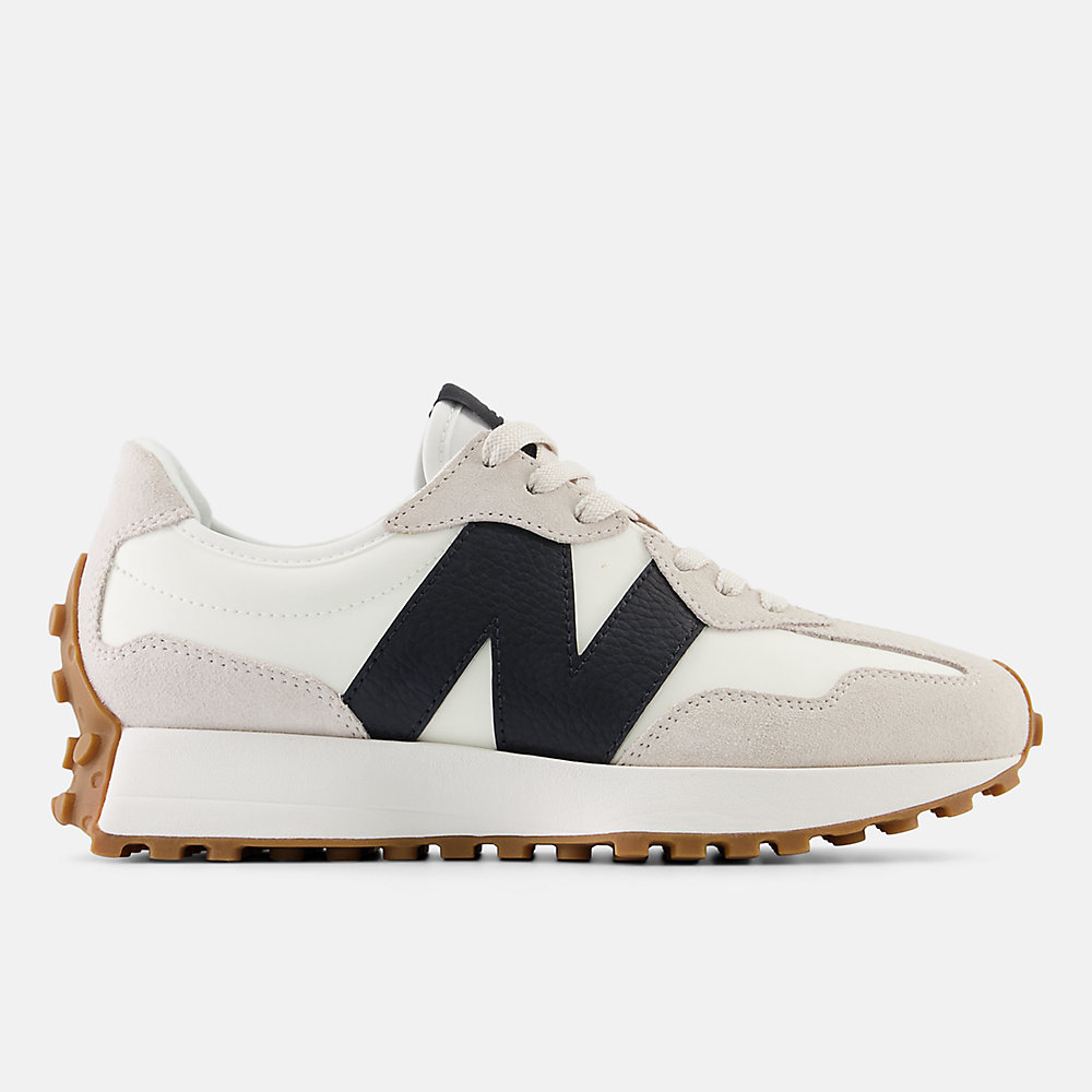 New Balance 327 Shoes Moonbeam with Black